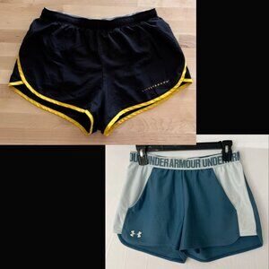 Women Athletic Shorts Bundle Set of 2 - Nike / Under Armour